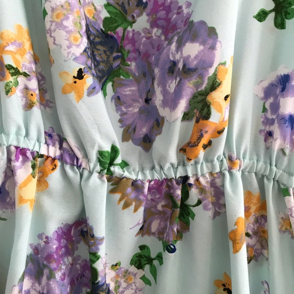 Spring hi low flowy dress - Picture 3 of 6